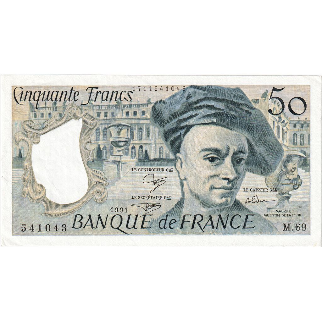 Francja, 50 Francs, Quentin de La Tour, M.69, UNC(64)