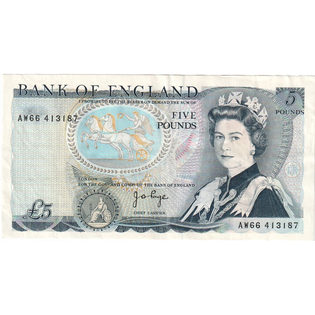 Großbritannien, 5 Pounds, VZ