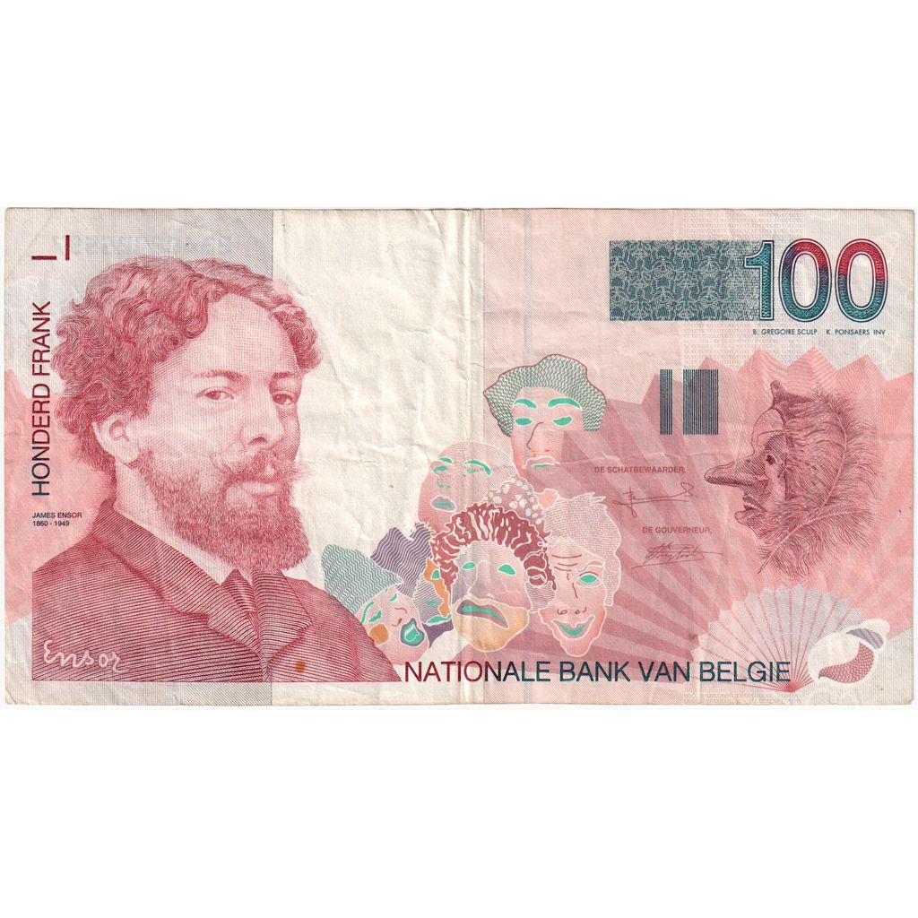 Belgio, 100 Francs, BB