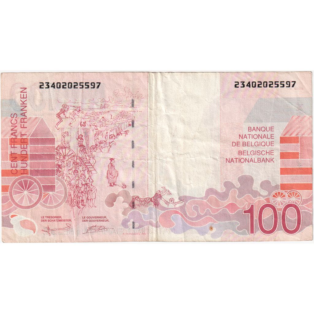 Belgio, 100 Francs, BB