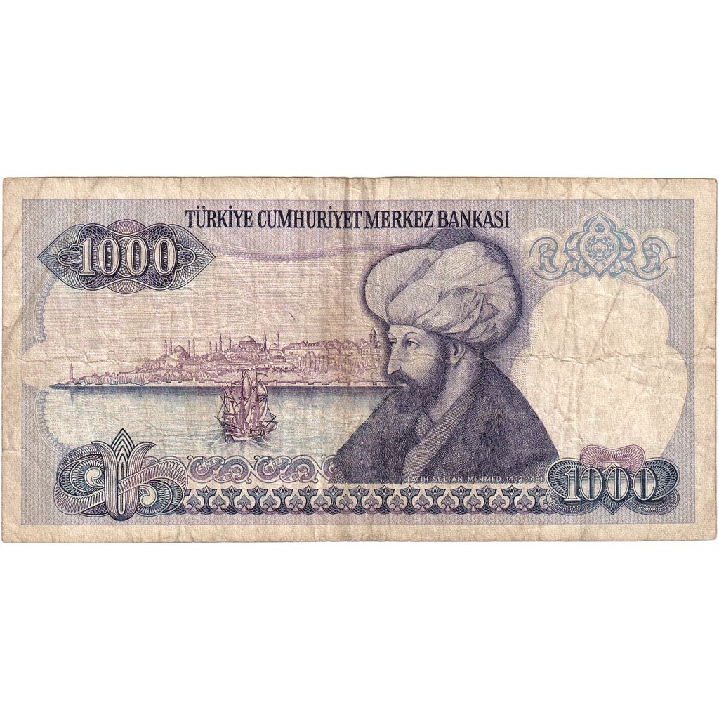 Turkije, 1000 Lira, B+