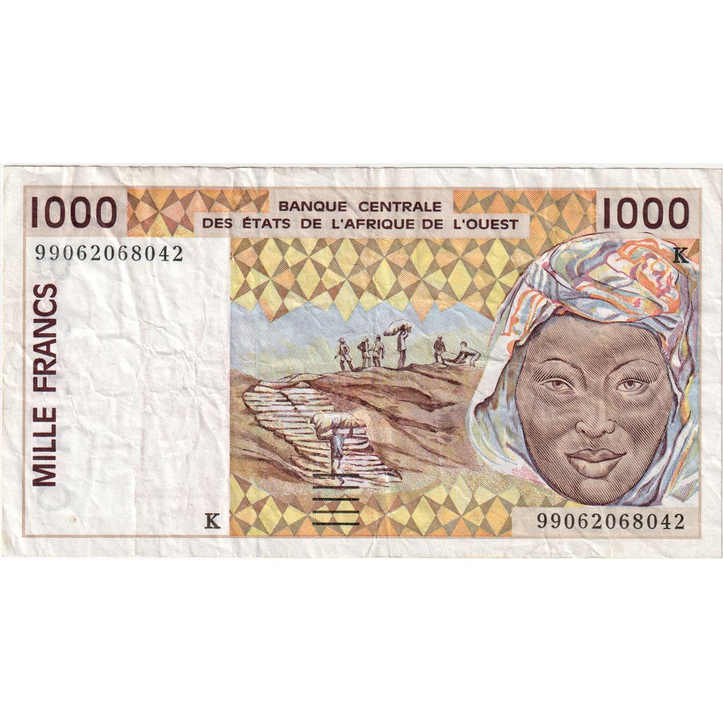 West African States, 1000 Francs, S+