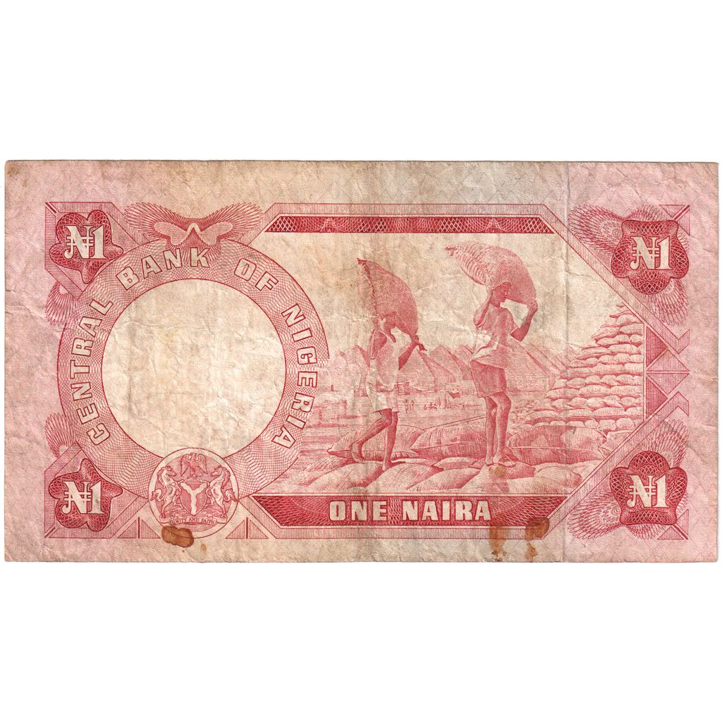 Nigéria, 1 Naira, TB