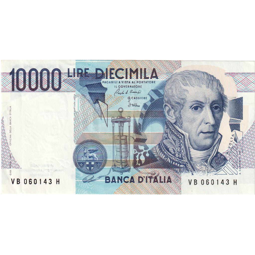 Italy, 10,000 Lire, 1984-09-03, AU(55-58)