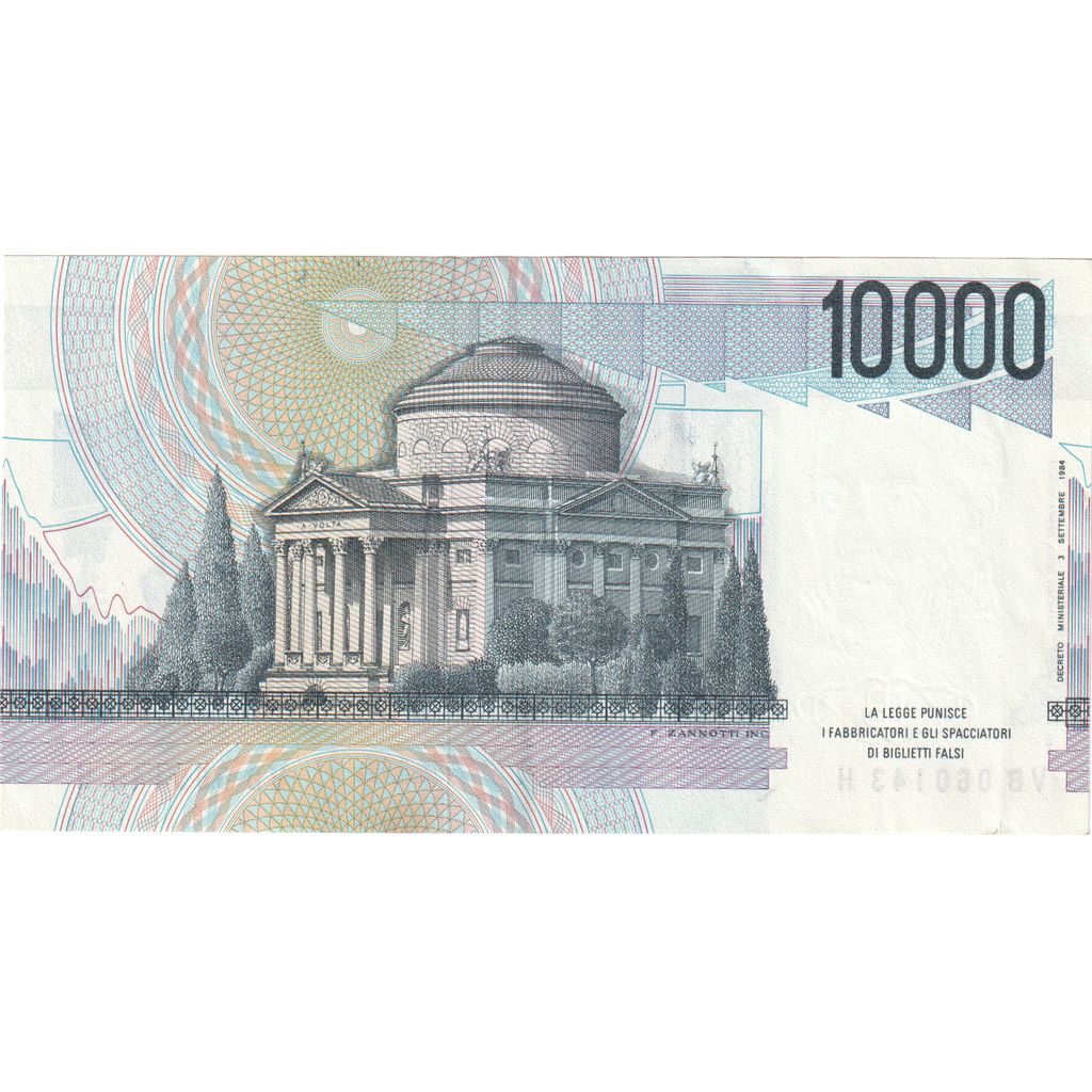 Italy, 10,000 Lire, 1984-09-03, AU(55-58)