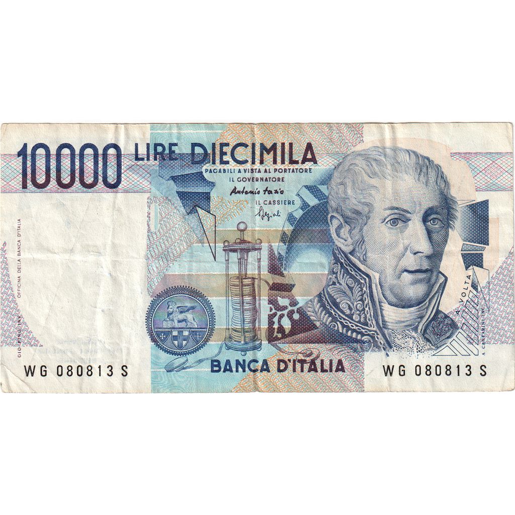 Italië, 10,000 Lire, 1984-09-03, TTB