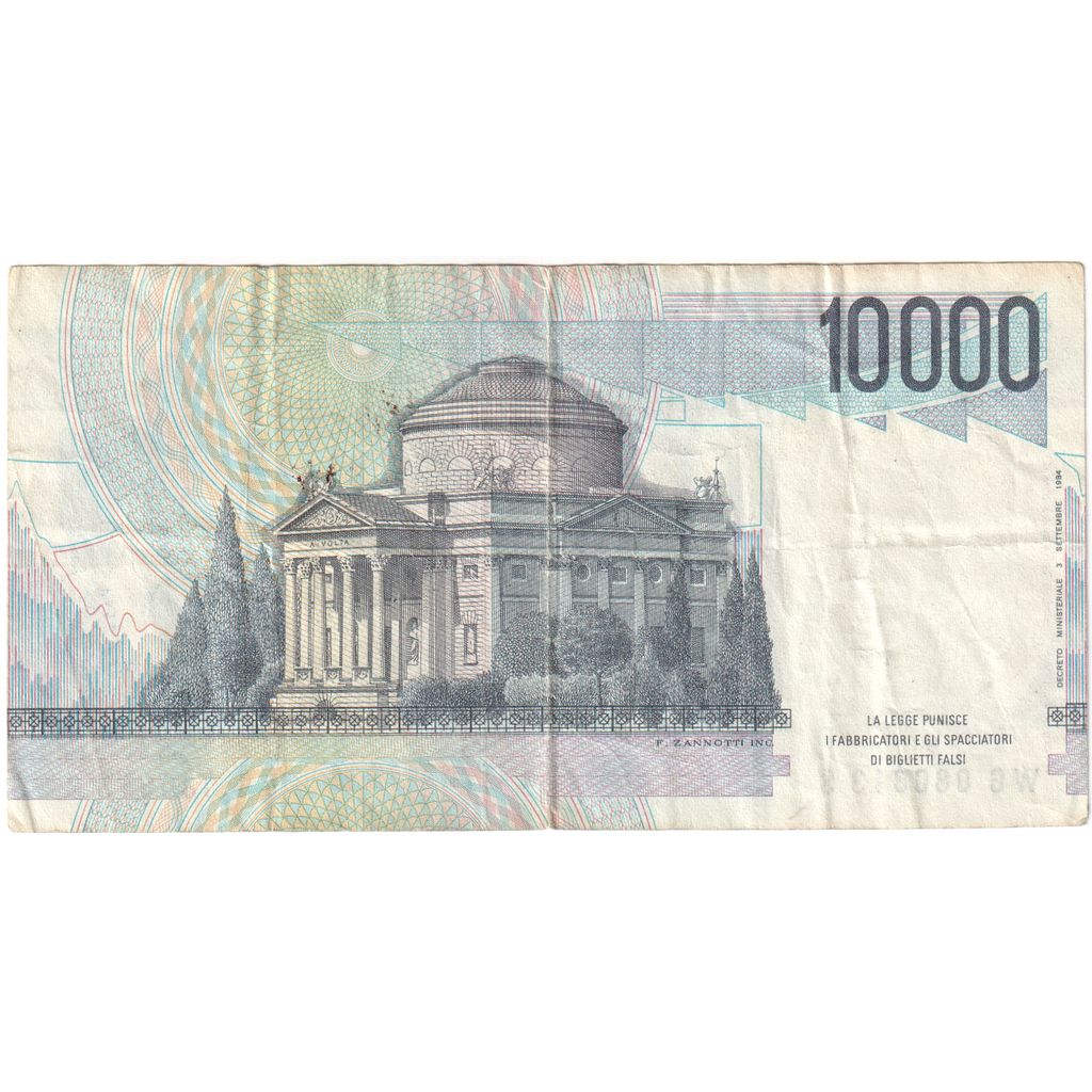Italië, 10,000 Lire, 1984-09-03, TTB