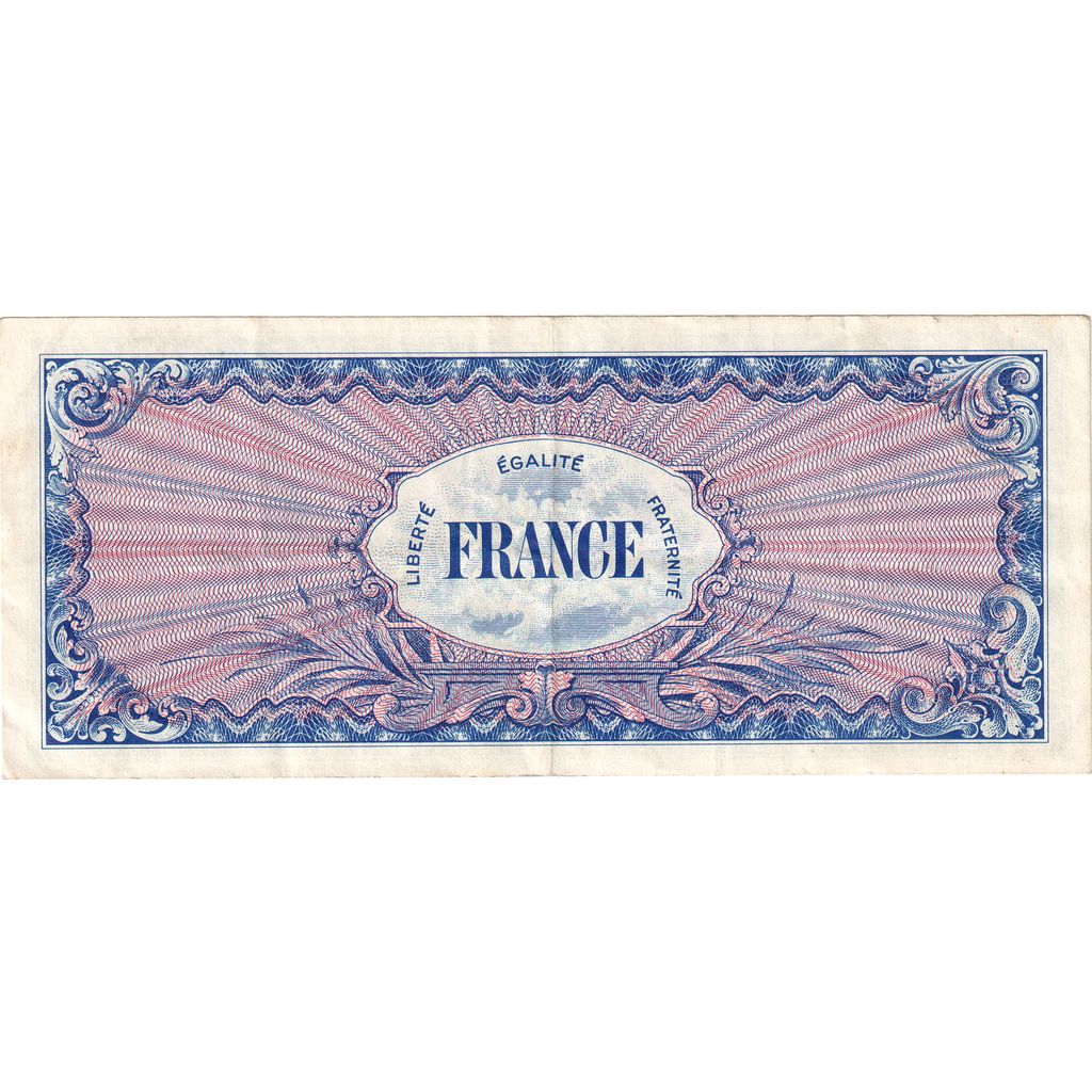 França, 50 Francs, Flag/France, SERIE DE 1944, Serie 2, AU(55-58)