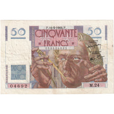 France, 50 Francs, Le Verrier, 1946-05-16, M.24, EF(40-45)