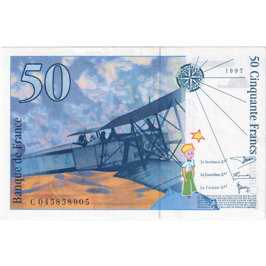France, 50 Francs, St Exupéry, C045858905, NEUF