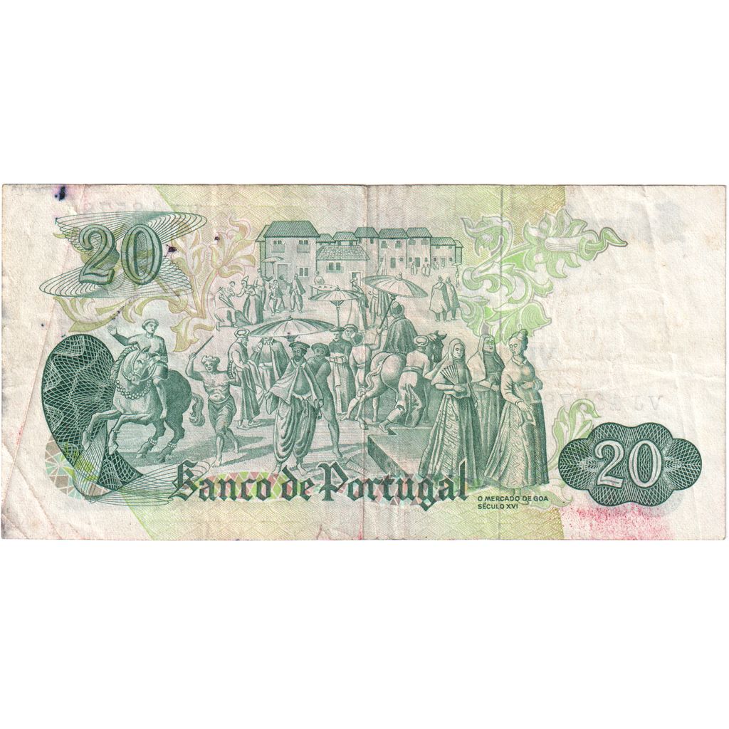 Portugal, 20 Escudos, 1971-07-27, MBC