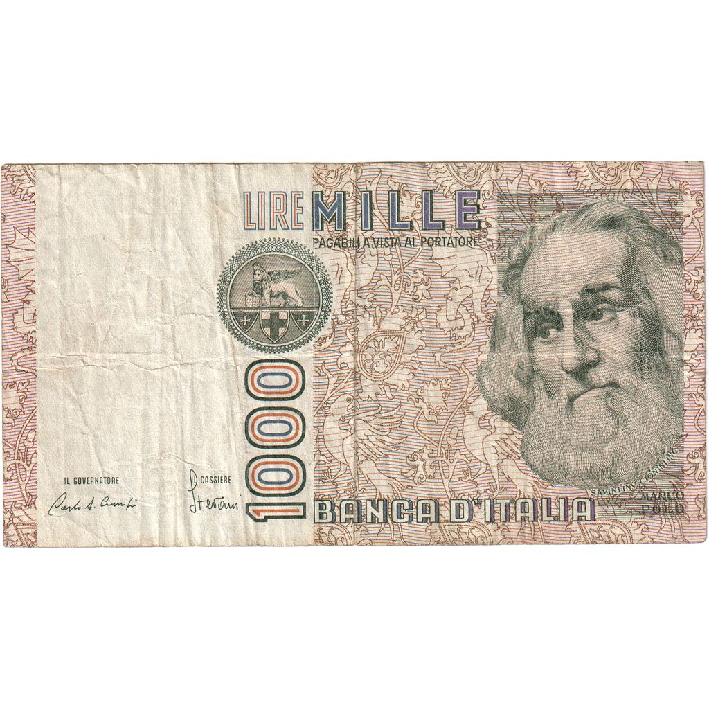 Italy, 1000 Lire, 1982, 1982-06-01, KM:109b, EF(40-45)