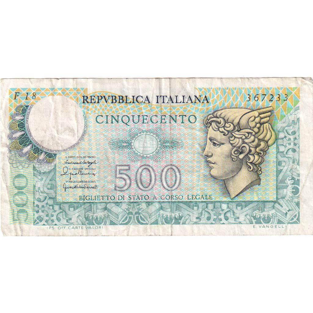 Italië, 500 Lire, 1976-12-20, TB
