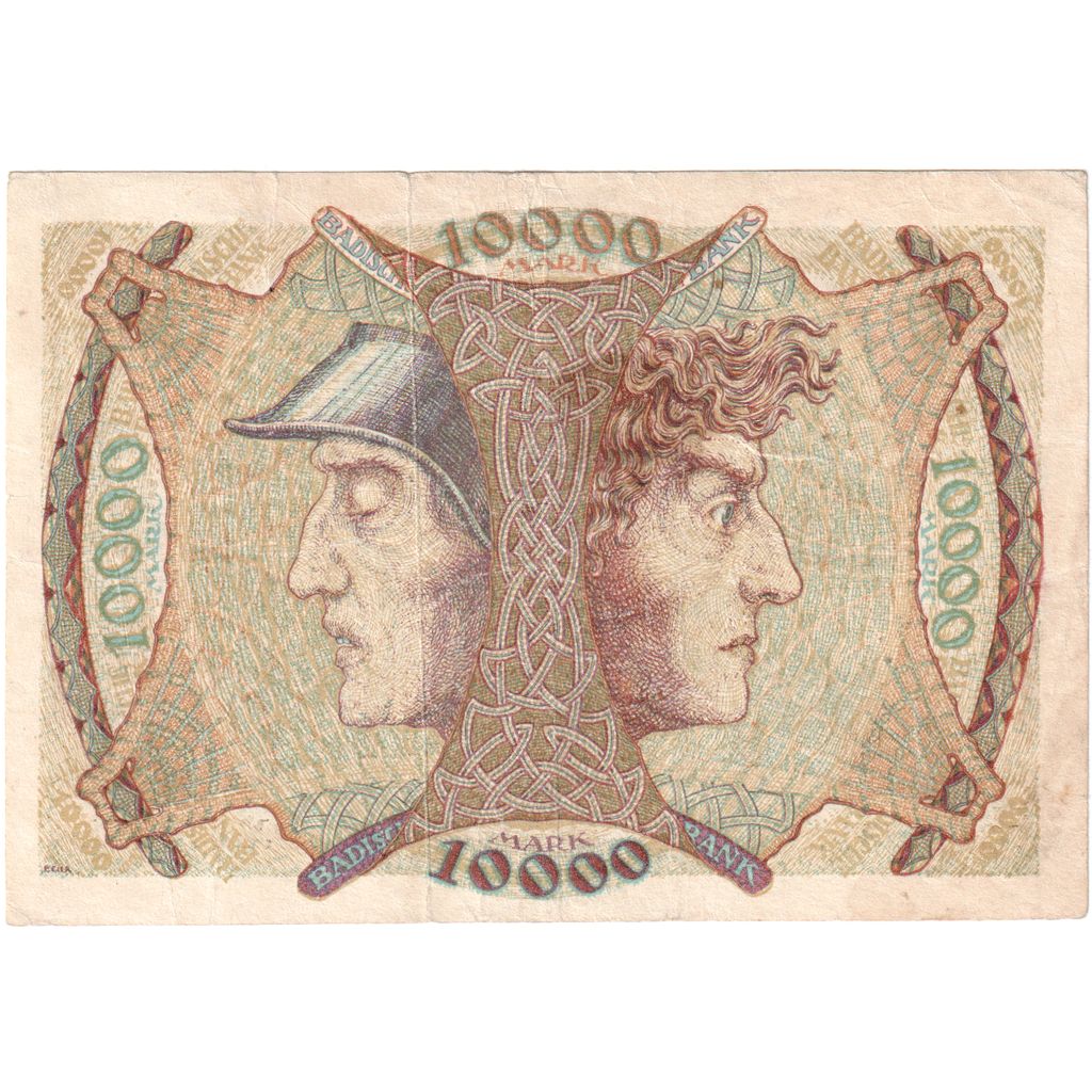 German States, 10,000 Mark, 1923-04-01, EF(40-45)