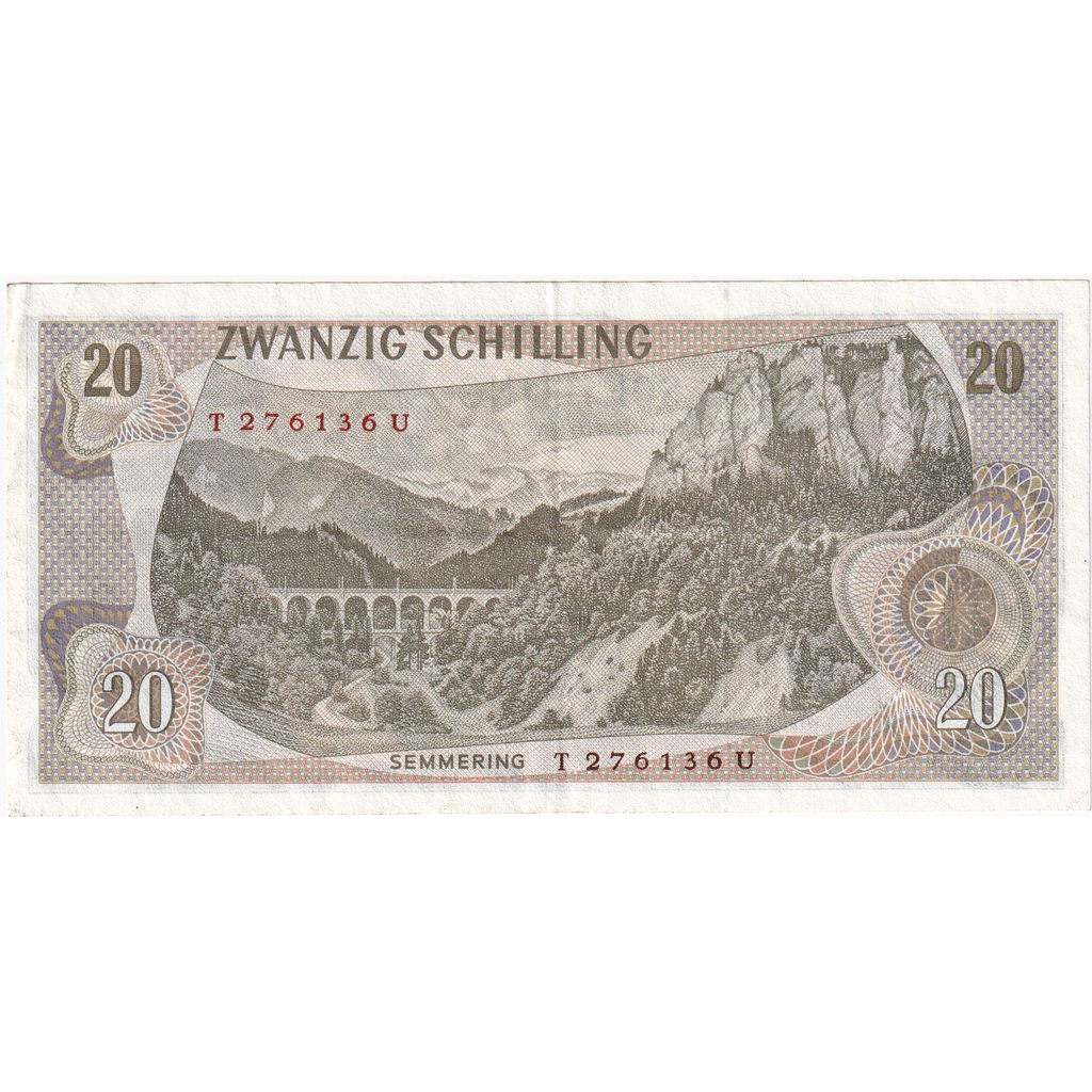 Oostenrijk, 20 Schilling, 1967-07-02, B