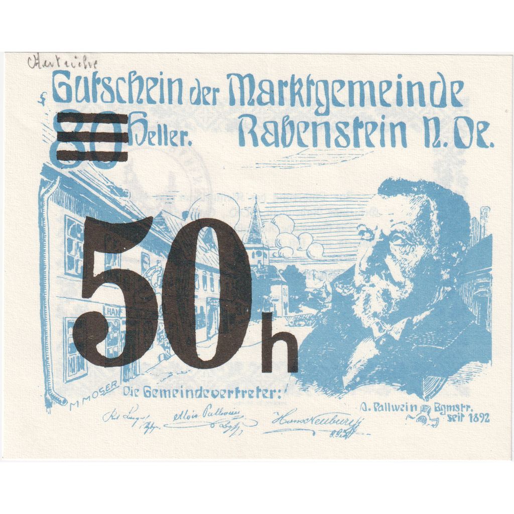AUSTRIAN STATES, 50 Heller, 19-04-1920, UNZ