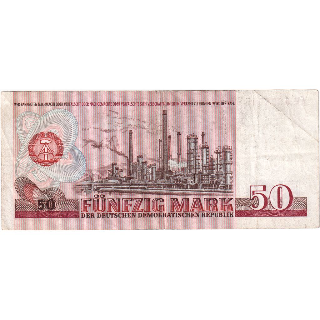 Germany - Democratic Republic, 50 Mark, 1971, EF(40-45)