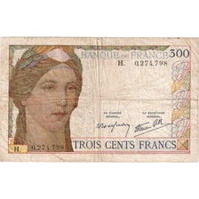 France, 300 Francs, Serveau, 1939-02-09, H, VF(20-25)