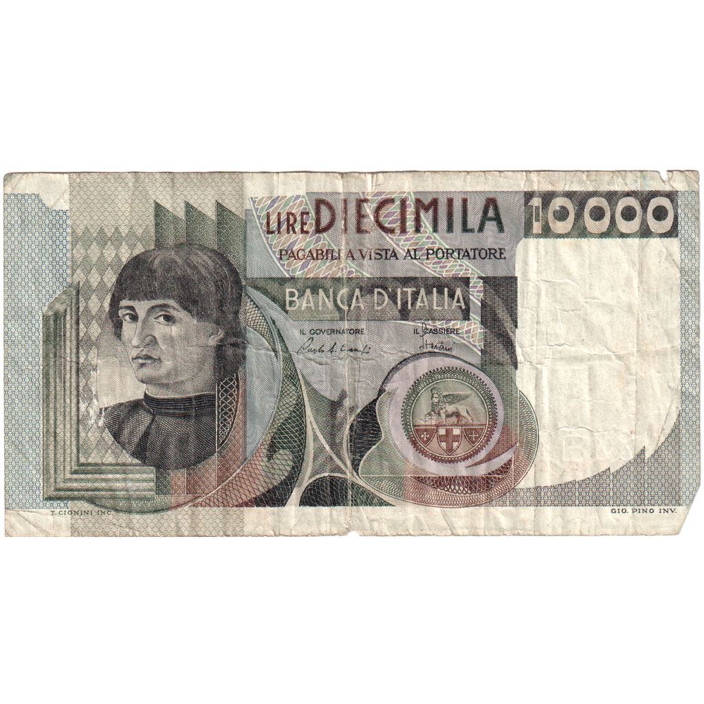 Italia, 10,000 Lire, B