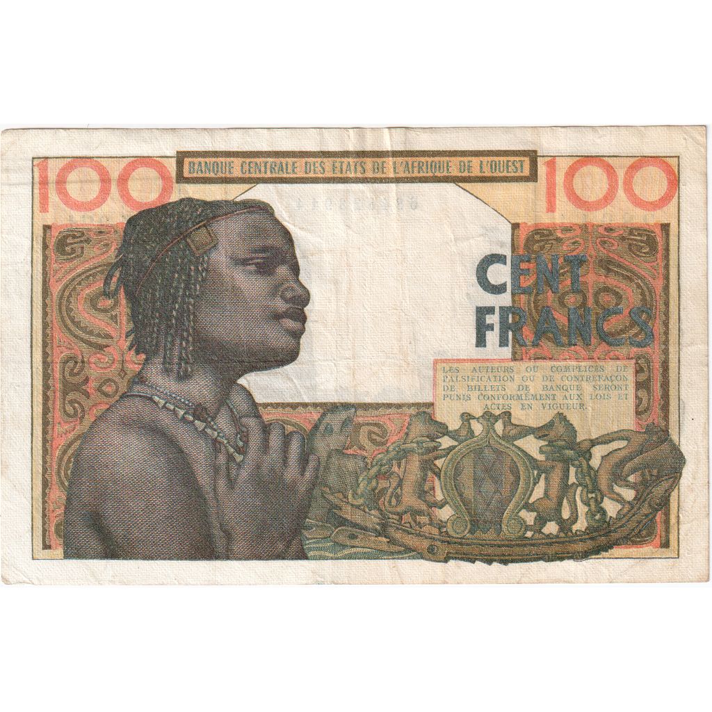 Estados del África Occidental, 100 Francs, 1961-03-20, BC