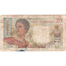 New Caledonia, 20 Francs, NOUMÉA, VF(20-25)