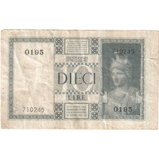 Italy, 10 Lire, EF(40-45)
