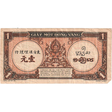 French Indochina, 1 Piastre, EF(40-45)