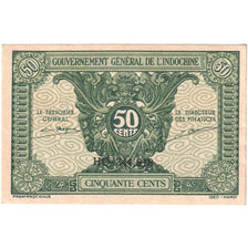 French Indochina, 50 Cents, AU(55-58)