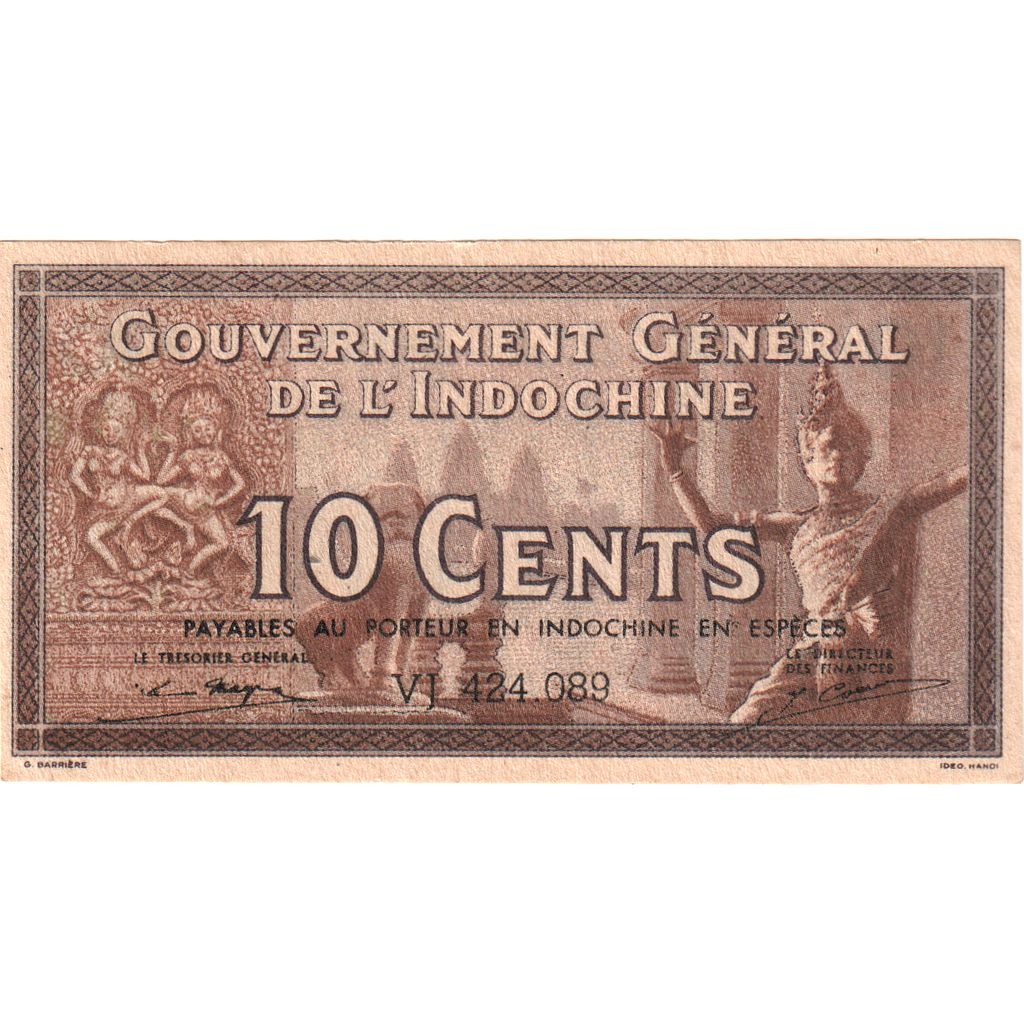 Indochine française, 10 Cents, SPL