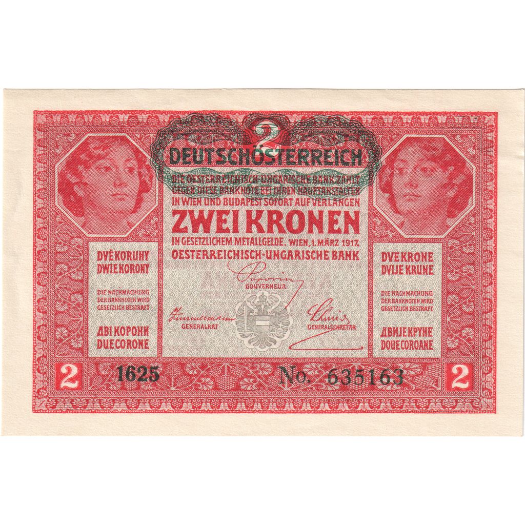 Österreich, 2 Kronen, 1917-03-01, SS
