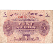 Austria, 5 Schilling, SÉRIE 1944., VF(20-25)