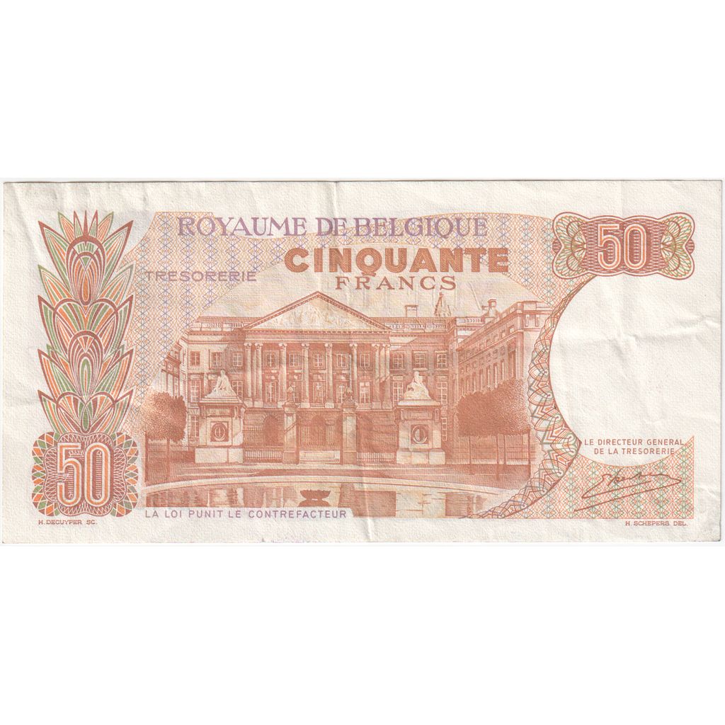 Belgium, 50 Francs, 1966-05-16, VF(20-25)