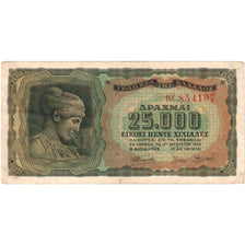 Greece, 25,000 Drachmai, 1943-08-12, VG(8-10)