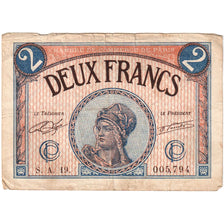 France, 2 Francs, 1920-03-10, S.A.19.005,794, VF(30-35), Pirot:97-28