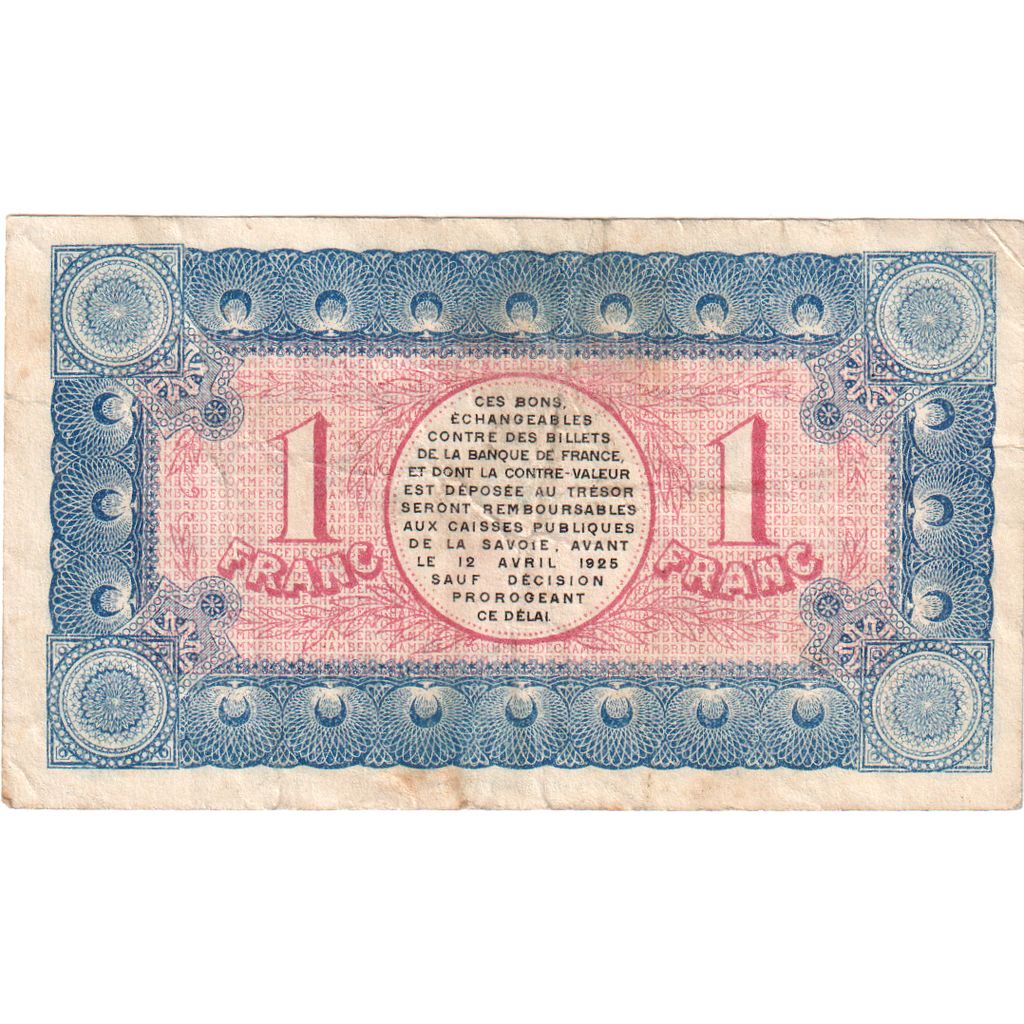France, 1 Franc, 1920-04-12, Série 281 006,634, VF(30-35), Pirot:44-14