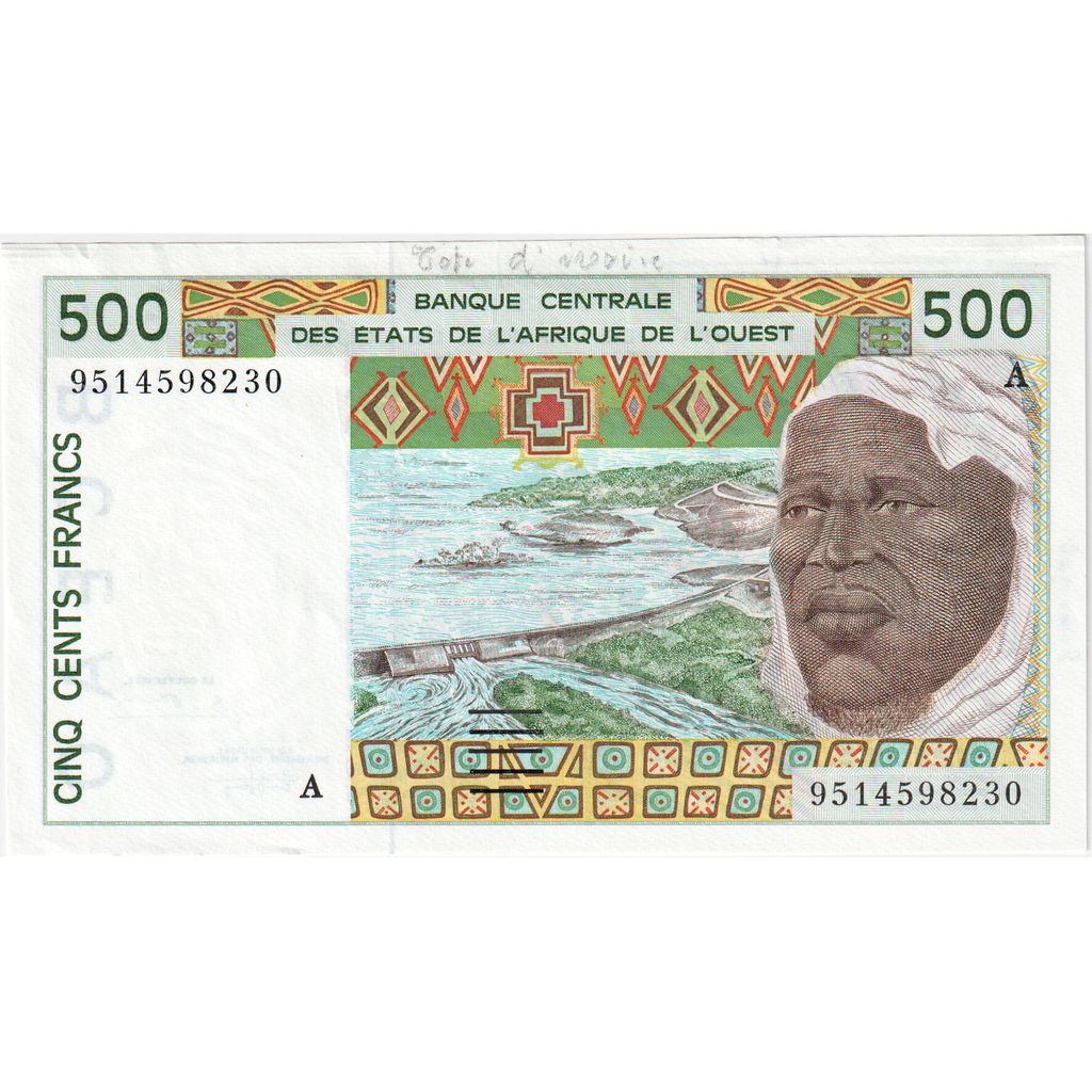 Estados del África Occidental, 500 Francs, UNC