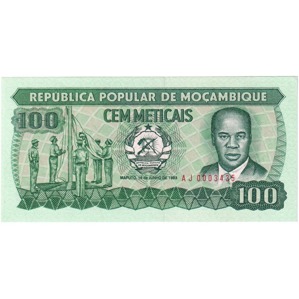 Mozambique, 100 Meticais, 1983-06-16, NEUF