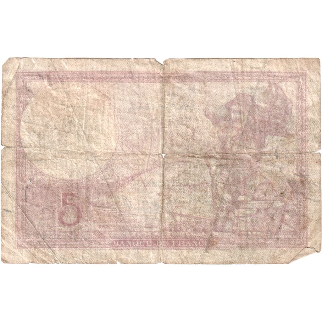 Francia, 5 Francs, Violet, 1940-12-12, R,61884, RC