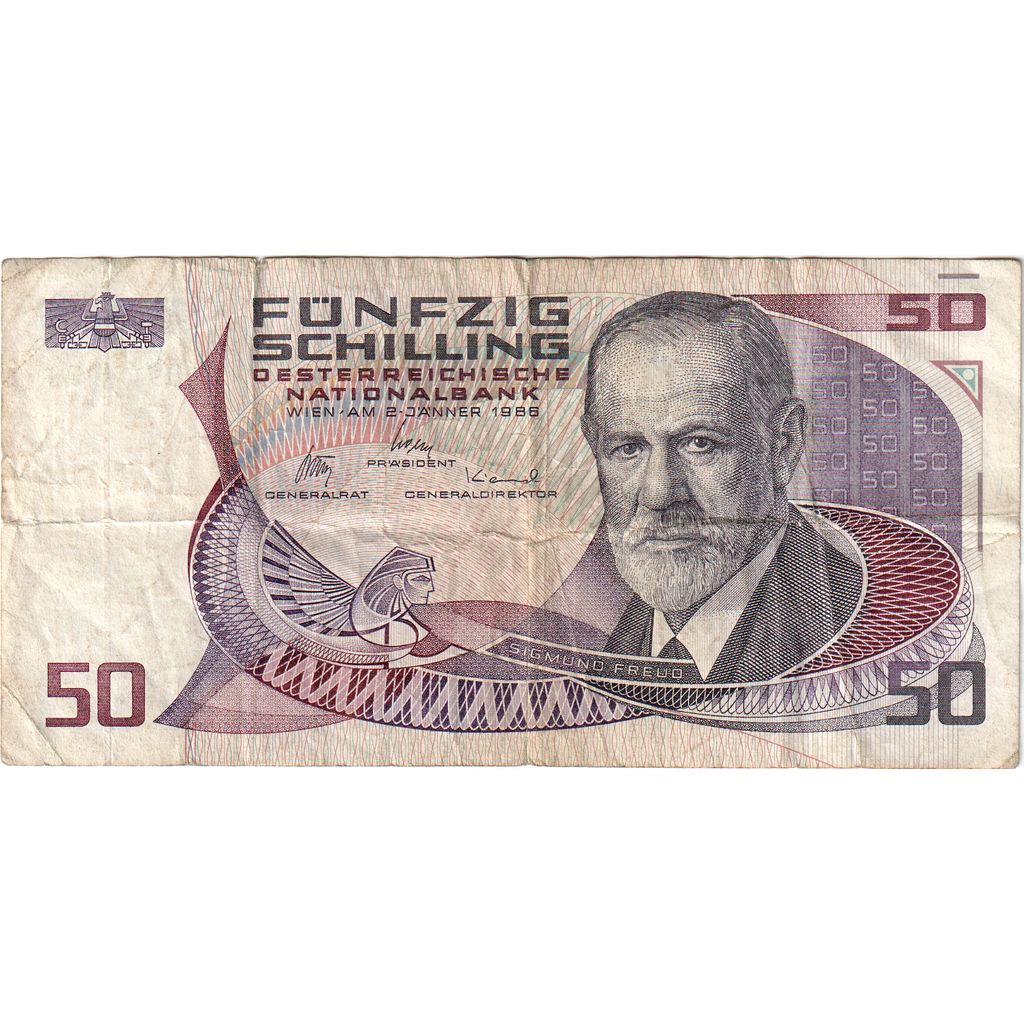 Austria, 50 Schilling, 1986-01-02, VF(30-35)