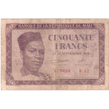 Mali, 50 Francs, 1960-09-22, B