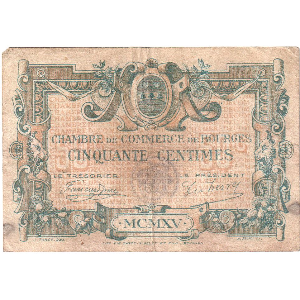 Francja, 50 Centimes, C254908, UNC(60-62), Pirot:32-1