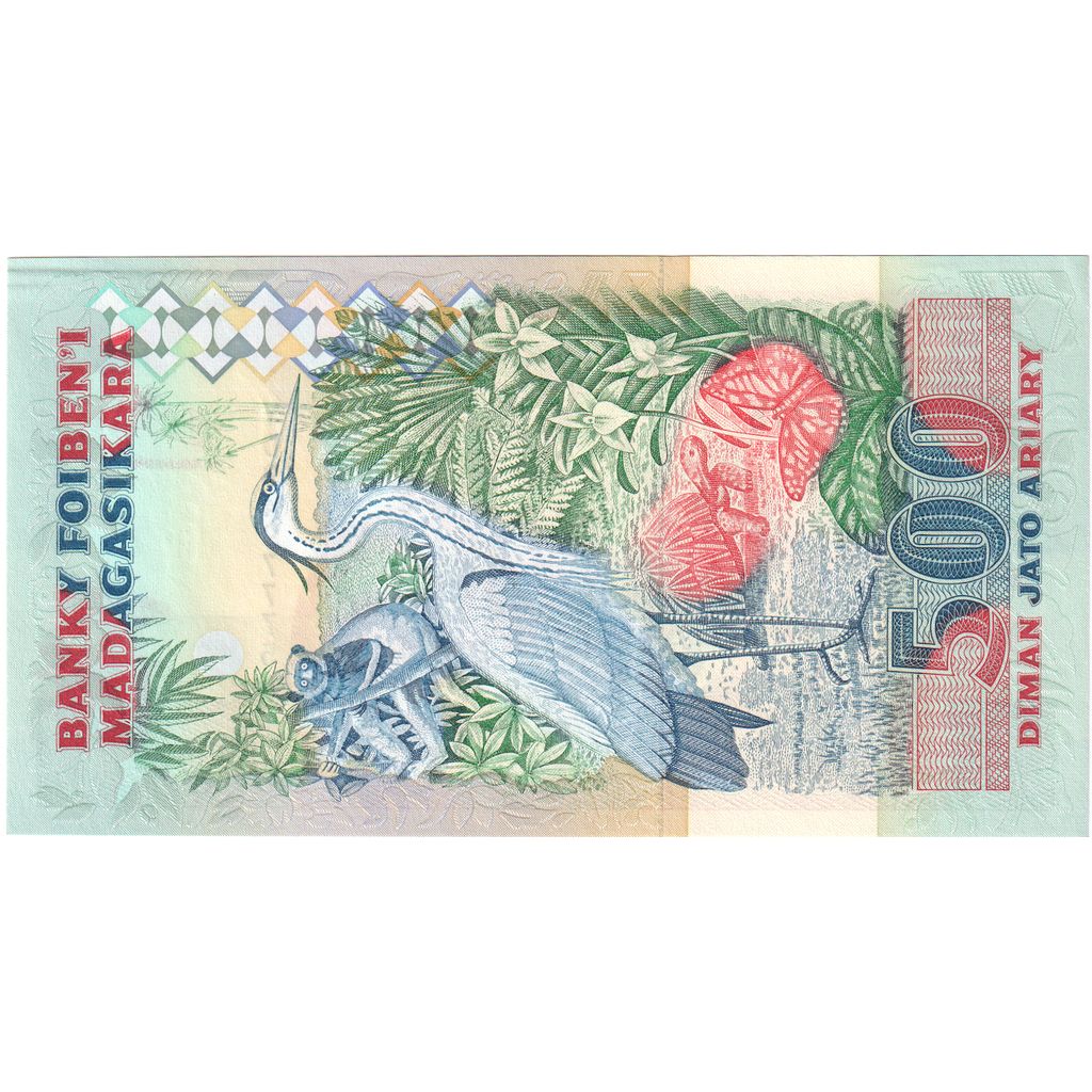 Madagascar, 2500 Francs = 500 Ariary, SPL+