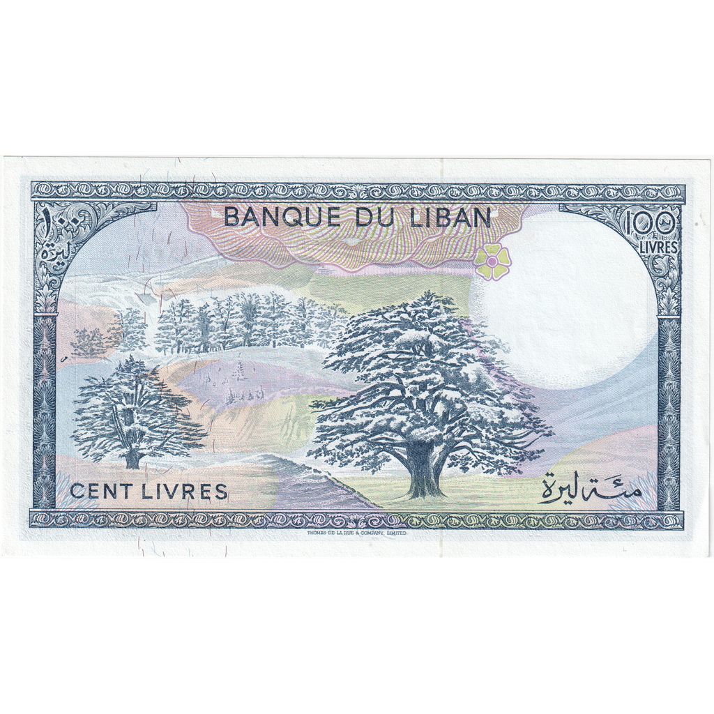Geldschein, Lebanon, 100 Livres, 1980, UNZ