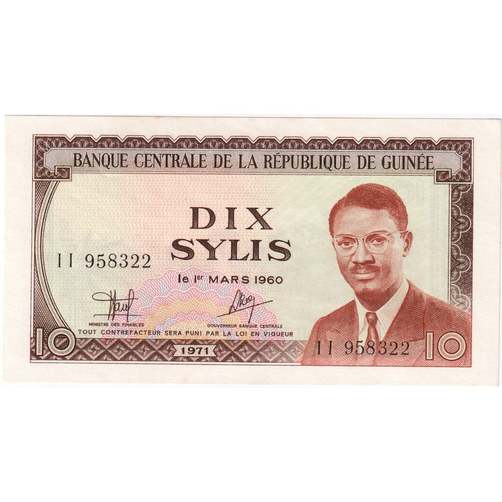 Guinee, 10 Sylis, 1960-03-01, TB