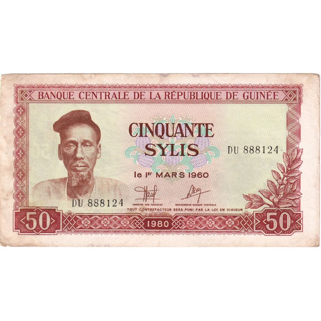Guinea, 50 Sylis, 1960-03-01, S
