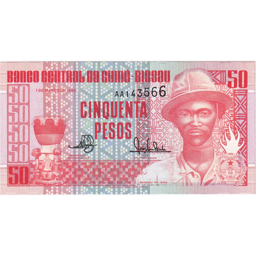 Guinea-Bissau, 50 Pesos, UNZ