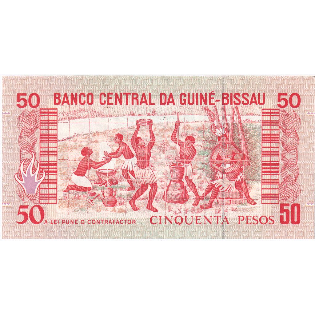 Guinea-Bissau, 50 Pesos, UNZ