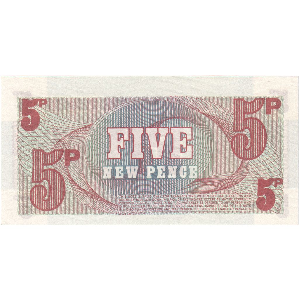 Gran Bretagna, 5 New Pence, FDS