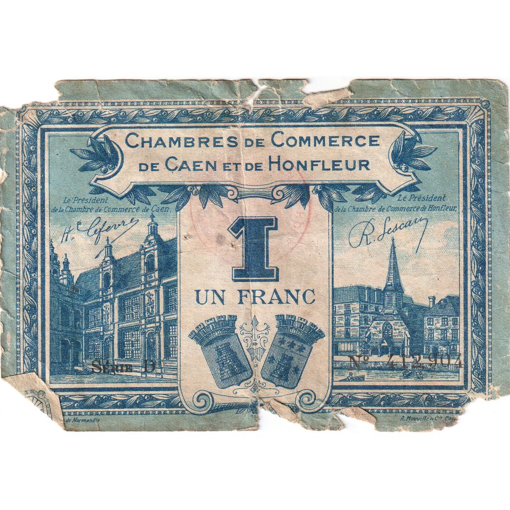 France, 1 Franc, D412,904, TB, Pirot:34.18