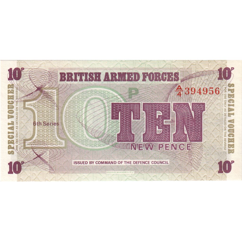 Gran Bretaña, 10 New Pence, SC+